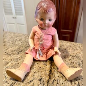 Vintage Doll  Patsy doll 17” antique